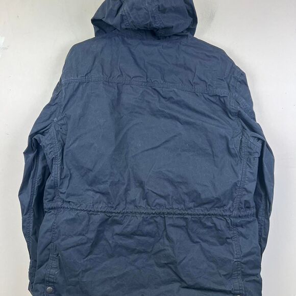 J.Crew Winslow Field Jacket Size XL Navy Hooded - Picture 5 of 8